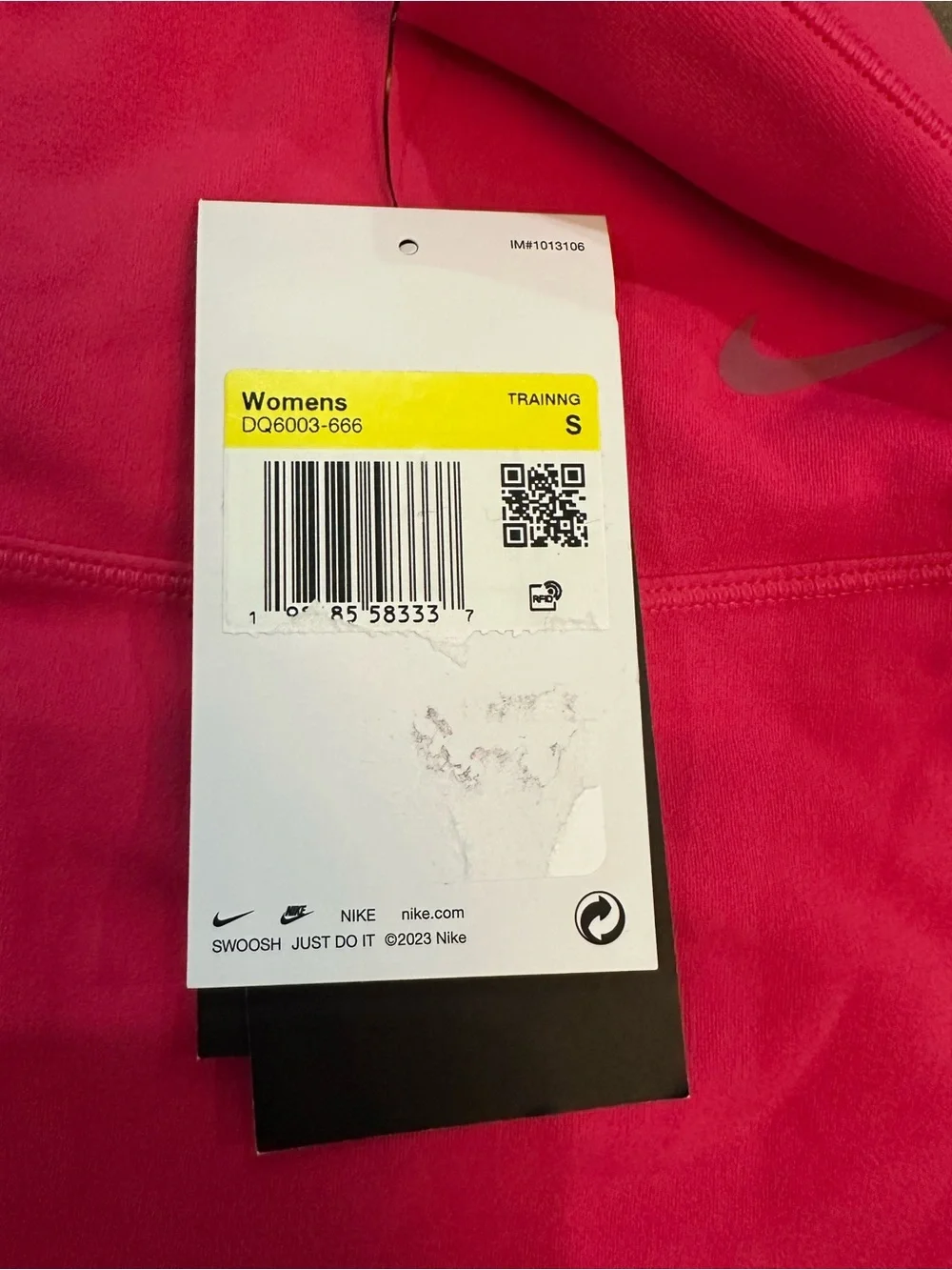 Nike Women’s High-Rise Hot Pink Bike Shorts - 8” shorts